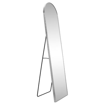 Adrian 16 in. W x 59 in. H Large Arched Metal Framed Floor Full-Length Mirror - JONATHAN Y